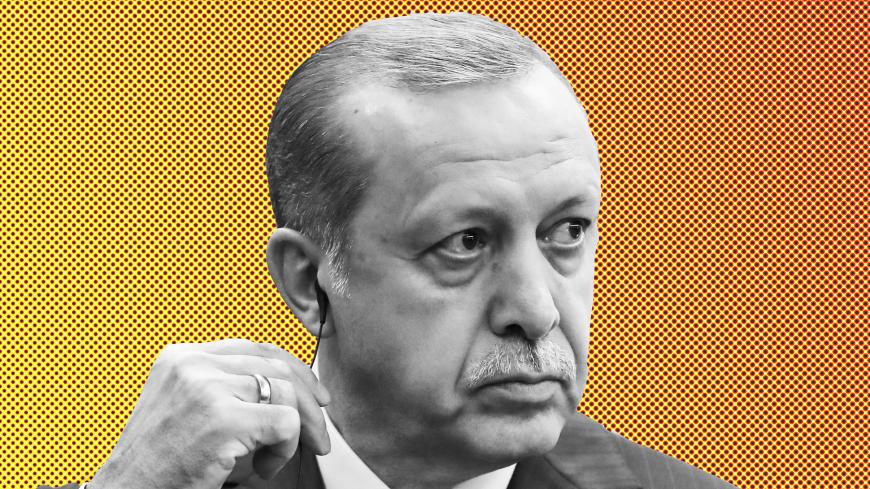 Turkey's President Tayyip Erdogan attends a news conference after the talks with Russia's President Vladimir Putin in Sochi, Russia November 13, 2017. REUTERS/Pavel Golovkin/Pool - UP1EDBD1JKFEI