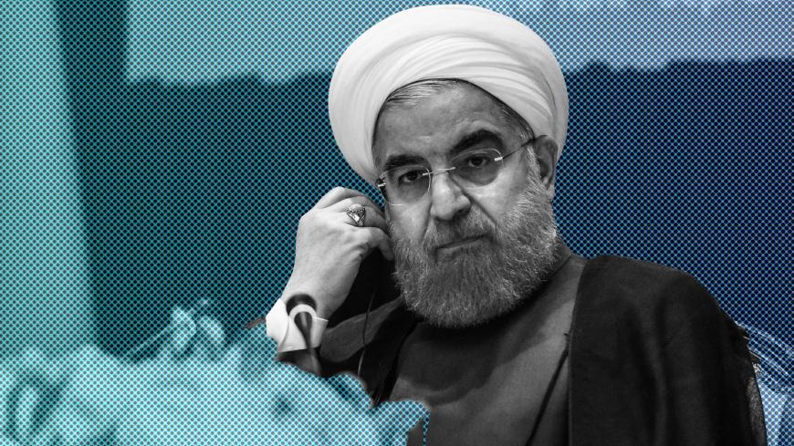 Iran's President Hassan Rouhani delivers remarks at a news conference during the United Nations General Assembly in New York City, U.S. September 20, 2017. REUTERS/Stephanie Keith - RC1C81987250