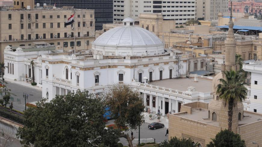 A general view of Egypt's parliament in Cairo, Egypt, February 16, 2017. Picture taken February 16, 2017. REUTERS/Atef Hussein - RC1D3A9F0B30