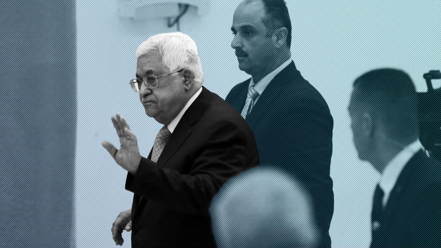 Palestinian President Mahmoud Abbas gestures as he arrives to attend Fatah Revolutionary Council meeting in Ramallah, in the occupied West Bank March 1, 2018. REUTERS/Mohamad Torokman - RC193519D700