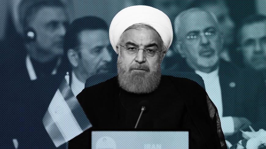Iran's President Hassan Rouhani attends an extraordinary meeting of the Organisation of Islamic Cooperation (OIC) in Istanbul, Turkey May 18, 2018. Arif Hudaverdi Yaman/Pool via Reuters - RC1D12304700