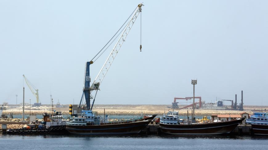 TO GO WITH AFP STORY OF CYRIL JULIEN 
A partial view of the Kalantari port in city of Chabahar on May 12, 2015. Chabahar, located on the coast of Sistan-Baluchistan (south-east), is open to the Oman Sea and the Indian Ocean. It is Iran's gateway to Pakistan and Afghanistan in the east, the Central Asian countries to the north, and Turkey and the Gulf countries in the west. AFP PHOTO / ATTA KENARE        (Photo credit should read ATTA KENARE/AFP/Getty Images)