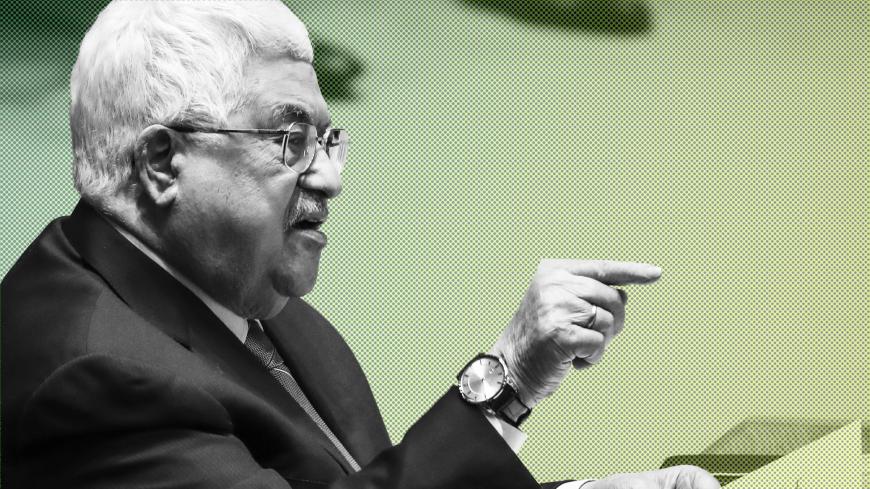 NEW YORK, NY - FEBRUARY 20: President of Palestine and Palestinian National Authority Mahmoud Abbas speaks during a United Nations Security Council concerning meeting concerning issues in the Middle East, at UN headquarters, February 20, 2018 in New York City. Abbas called for an international Middle East peace conference to be convened later this year. (Photo by Drew Angerer/Getty Images)