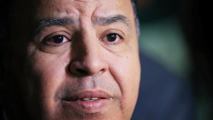 Finance Minister Mohamed Maait speaks during a news conference in Cairo, Egypt July 5, 2018. REUTERS/Mohamed Abd El Ghany - RC1942E21600