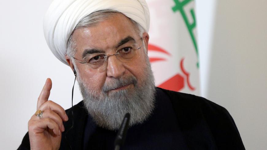 Iran's President Hassan Rouhani attends a news conference at the Chancellery in Vienna, Austria July 4, 2018. REUTERS/Lisi Niesner - RC12A2CFFE30