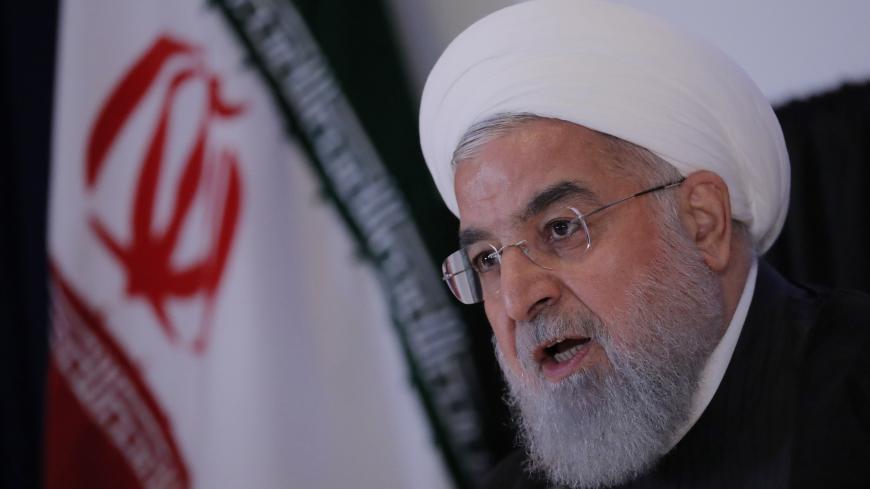 Iran's President Hassan Rouhani speaks at a news conference on the sidelines of the 73rd session of the United Nations General Assembly at U.N. headquarters in New York, U.S., September 26, 2018. REUTERS/Brendan Mcdermid - HP1EE9Q1E4JH6
