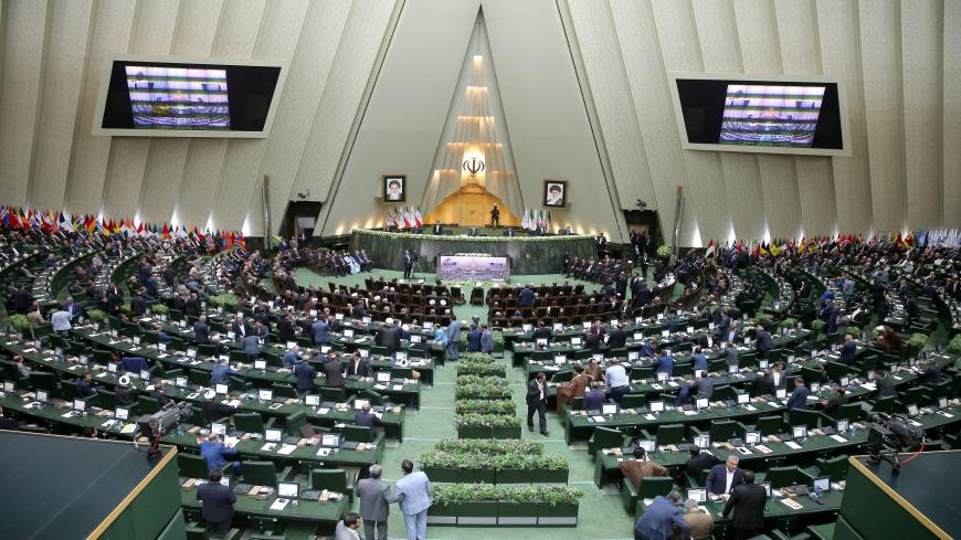 A view shows the swearing-in ceremony for Iranian president Hassan Rouhani for a further term, at the parliament in Tehran, Iran, August 5, 2017. Nazanin Tabatabaee Yazdi/TIMA via REUTERS ATTENTION EDITORS - THIS IMAGE WAS PROVIDED BY A THIRD PARTY. - RC18FF0579A0