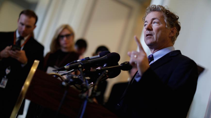 Sen. Rand Paul (R-KY) speaks at a press conference about the latest Republican Effort to repeal and replace the Affordable Care Act on Capitol Hill in Washington, U.S. September 25, 2017. REUTERS/Aaron P. Bernstein - RC1EF698A6F0