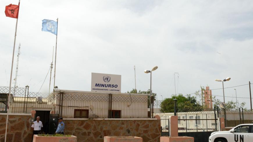An UN vehicle arrives to the headquarters of the United Nations Mission for the Referendum in Western Sahara (MINURSO) on May 13, 2013 in Laayoune, the main city in the disputed territory. Six Sahrawi activists arrested this month after pro-independence protests in Western Sahara said they were tortured by Moroccan police and made to sign confessions, Amnesty International charged on May 16. The Western Sahara is a highly sensitive subject in Morocco, which annexed the former Spanish colony in 1975 in a mov