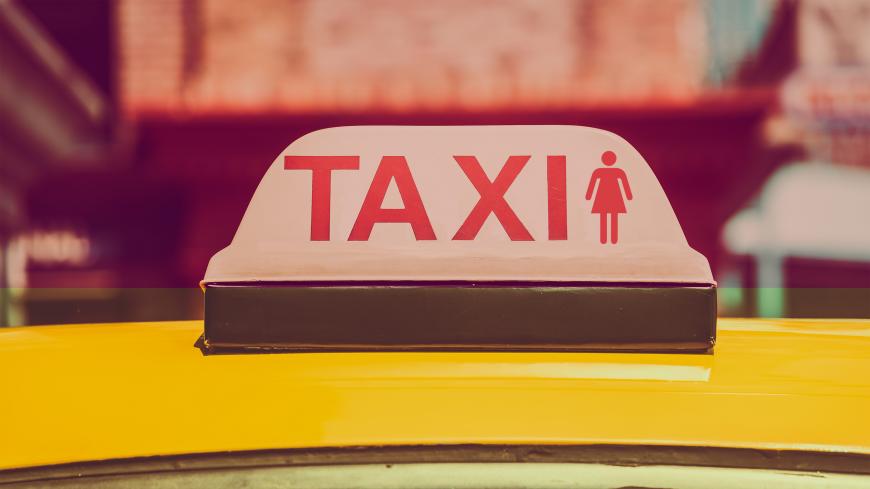 Taxi sign - vintage filter