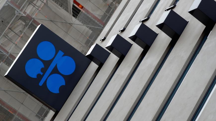 The logo of the Organization of the Petroleum Exporting Countries (OPEC) is seen outside their headquarters in Vienna, Austria December 7, 2018. REUTERS/Leonhard Foeger - RC1522599B90