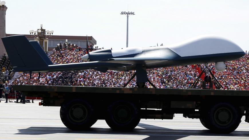 An unmanned aerial vehicle is presented during the military parade marking the 70th anniversary of the end of World War Two, in Beijing, China, September 3, 2015.  REUTERS/Rolex Dela Pena/Pool - GF10000191272