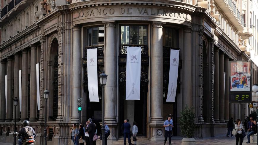 CaixaBank's new headquarters in Valencia are pictured after the entity announced during the presentation of the 2017 third quarter results that it will stay definitely in Valencia, Spain, October 24, 2017. REUTERS/Heino Kalis - RC111F80FF60