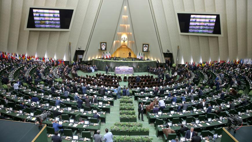 A view shows the swearing-in ceremony for Iranian president Hassan Rouhani for a further term, at the parliament in Tehran, Iran, August 5, 2017. Nazanin Tabatabaee Yazdi/TIMA via REUTERS ATTENTION EDITORS - THIS IMAGE WAS PROVIDED BY A THIRD PARTY. - RC18FF0579A0