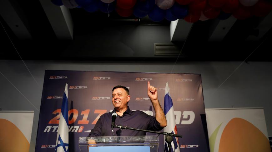 Avi Gabbai, the new leader of Israel's centre-left Labour party, delivers his victory speech after winning the Labour party primary runoff, at an event in Tel Aviv, Israel July 10, 2017. REUTERS/Amir Cohen     TPX IMAGES OF THE DAY - RC1ABB63EDA0