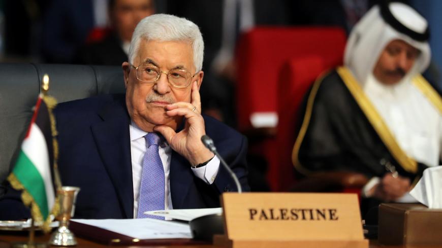 Palestinian President Mahmoud Abbas attends a summit between Arab league and European Union member states, in the Red Sea resort of Sharm el-Sheikh, Egypt, February 24, 2019. REUTERS/Mohamed Abd El Ghany - RC163E99B150