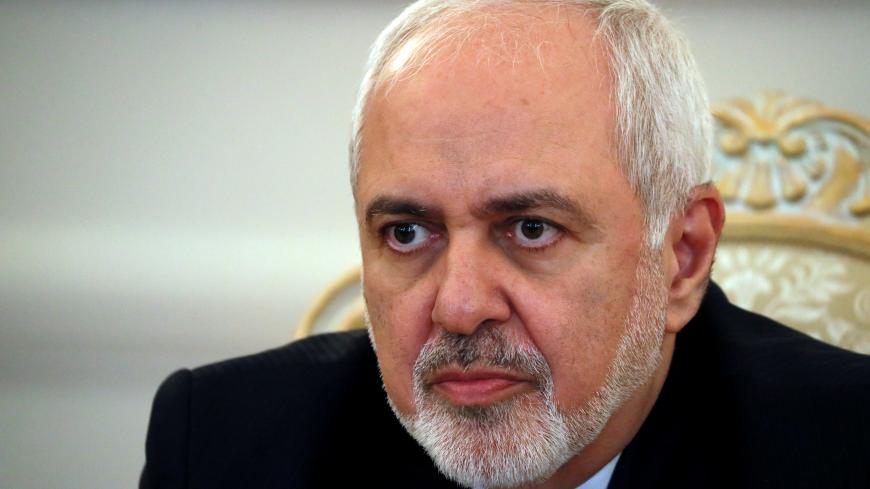 Iranian Foreign Minister Mohammad Javad Zarif attends a meeting with Sergei Lavrov in Moscow, Russia May 8, 2019. REUTERS/Evgenia Novozhenina - RC19DF14C2E0