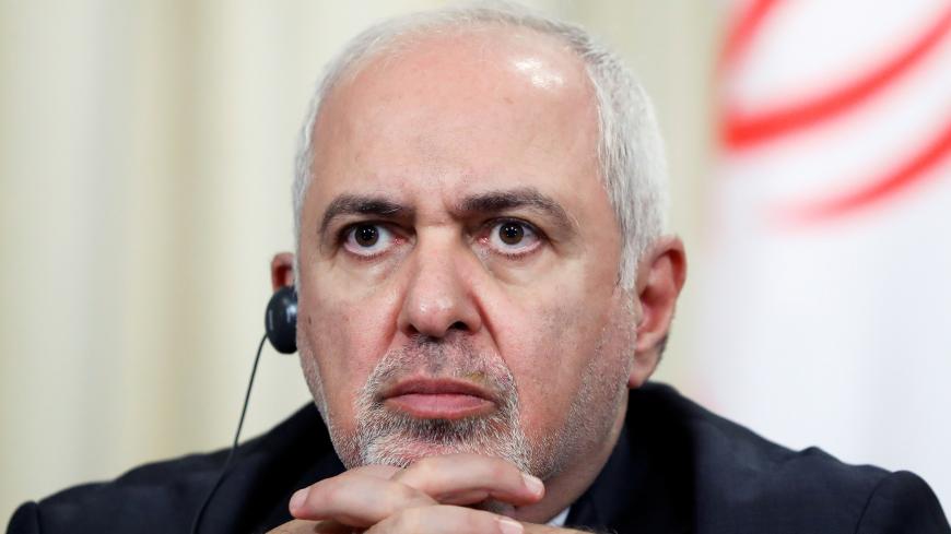 Iran's Foreign Minister Javad Zarif attends a news conference with Russia's Foreign Minister Sergei Lavrov (not pictured) after their meeting in Moscow, Russia, September 2, 2019. REUTERS/Evgenia Novozhenina - RC1C1AE4C400