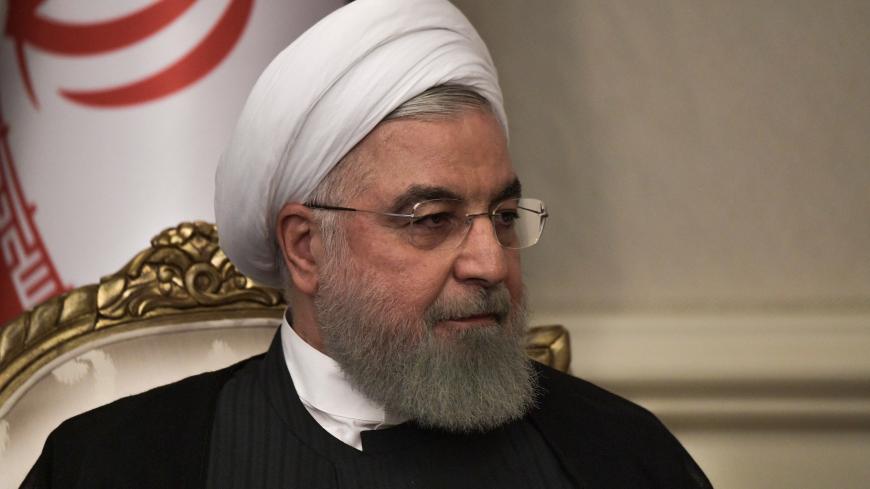 Iranian President Hassan Rouhani attends a meeting with his Russian counterpart Vladimir Putin in Ankara, Turkey September 16, 2019. Sputnik/Alexei Nikolsky/Kremlin via REUTERS  ATTENTION EDITORS - THIS IMAGE WAS PROVIDED BY A THIRD PARTY. - RC125829D6C0