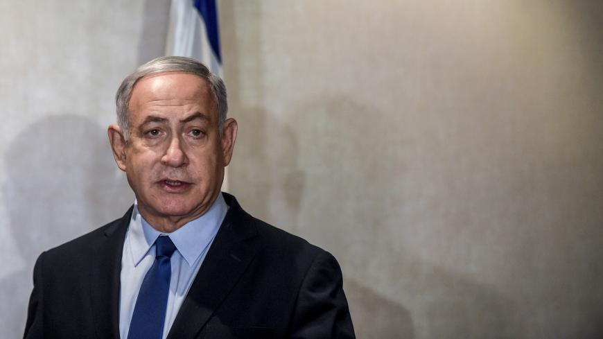 The United States Secretary of State Mike Pompeo (not pictured) meets Israeli Prime Minister Benjamin Netanyahu in Lisbon Portugal, December 4, 2019. Patricia de Melo Moreira/Pool via REUTERS - RC2KOD9W408V
