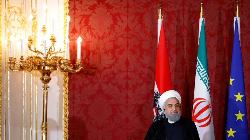 Iranian President Hassan Rouhani attends a news conference in Vienna, Austria, July 4, 2018.  REUTERS/Leonhard Foeger - RC1BB998E3E0