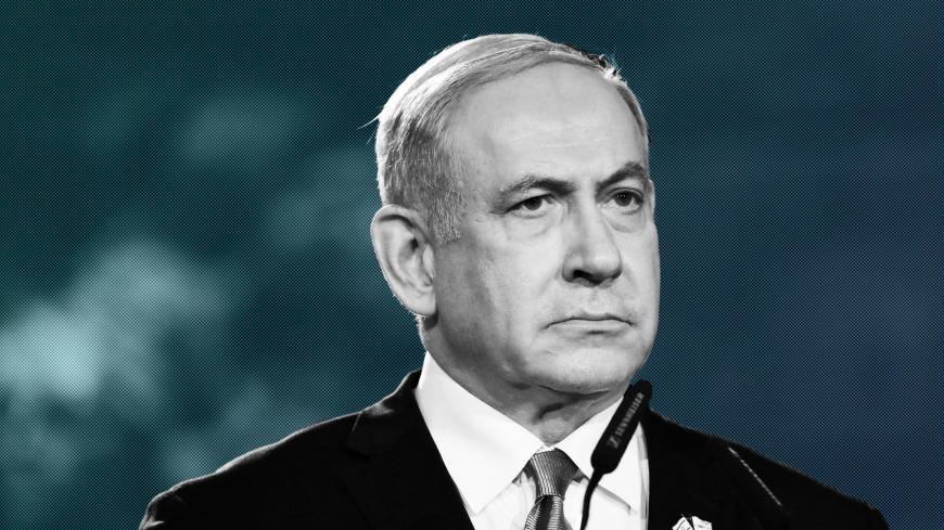 Israeli Prime Minister Benjamin Netanyahu speaks at the World Holocaust Forum marking 75 years since the liberation of the Nazi extermination camp Auschwitz, at Yad Vashem Holocaust memorial centre in Jerusalem January 23, 2020. Abir Sultan/Pool via REUTERS - RC2PLE9YZH3Y