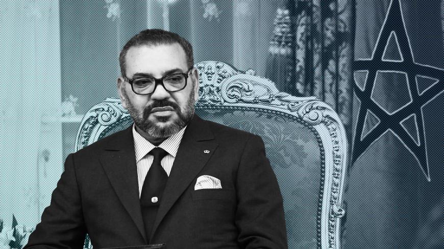 RABAT, MOROCCO - FEBRUARY 13: King Mohammed VI of Morocco  attends the signing of bilateral agreements at the Agdal Royal Palace on February 13, 2019 in Rabat, Morocco. The Spanish Royals are on a two day visit to Morocco. (Photo by Carlos Alvarez/Getty Images)