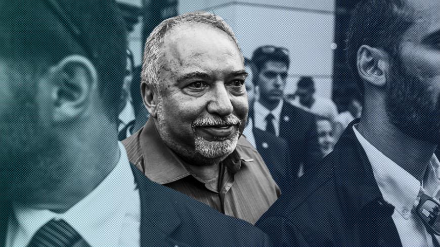 17 September 2019, Israel, Tel Aviv: Avigdor Liberman, Former Defense Minister of Israel and leader of the Yisrael Beiteinu (Israel Our Home) right-wing party, tours down town Tel Aviv during the Israeli parliamentary elections. Photo: Ilia Yefimovich/dpa (Photo by Ilia Yefimovich/picture alliance via Getty Images)