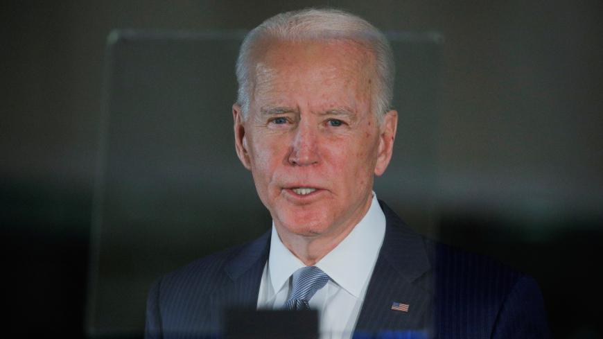 Democratic U.S. presidential candidate and former Vice President Joe Biden speaks during a primary night speech at The National Constitution Center in Philadelphia, Pennsylvania, U.S., March 10, 2020. REUTERS/Brendan McDermid - RC2FHF943RPX