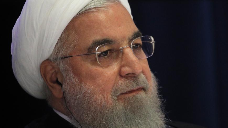 Iranian President Hassan Rouhani speaks at a news conference on the sidelines of the United Nations General Assembly in New York, U.S., September 26, 2019. REUTERS/Brendan Mcdermid - HP1EF9Q1DKPMQ