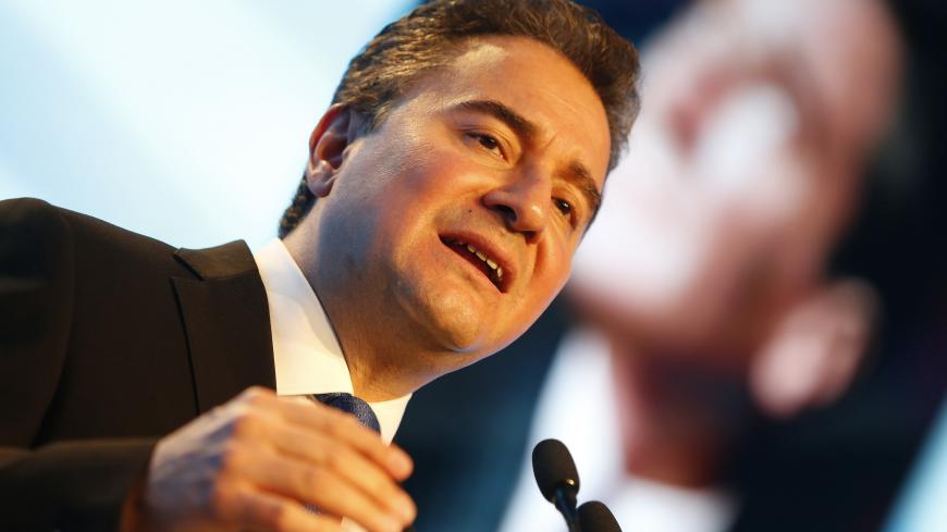 ANKARA, TURKEY - 2020/03/11: Ali Babacan, former Turkish Minister and ally of Turkish President Recep Tayyip Erdogan, unveiled his new Democracy and Progress Party (DEVA)  after he resigned from Turkey's ruling party Justice and Development Party (AK Party). (Photo by Basin Foto Ajansi/LightRocket via Getty Images)