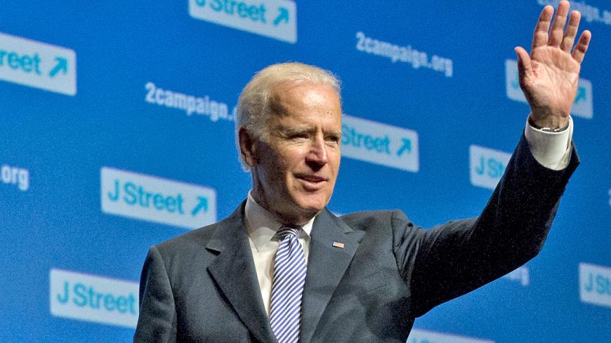 WASHINGTON, DC - SEPTEMBER 30:  U.S. Vice President Joe Biden addresses the 4th National J Street Conference at the Washington Convention Center September 30, 2013 in Washington, D.C. J Street is a nonprofit advocacy group made up primarily of Jews based in the U.S. which says it aims to promote American leadership in ending the Arab-Israeli and Israel-Palestinian conflicts through diplomacy.   (Photo by Ron Sachs-Pool/Getty Images)