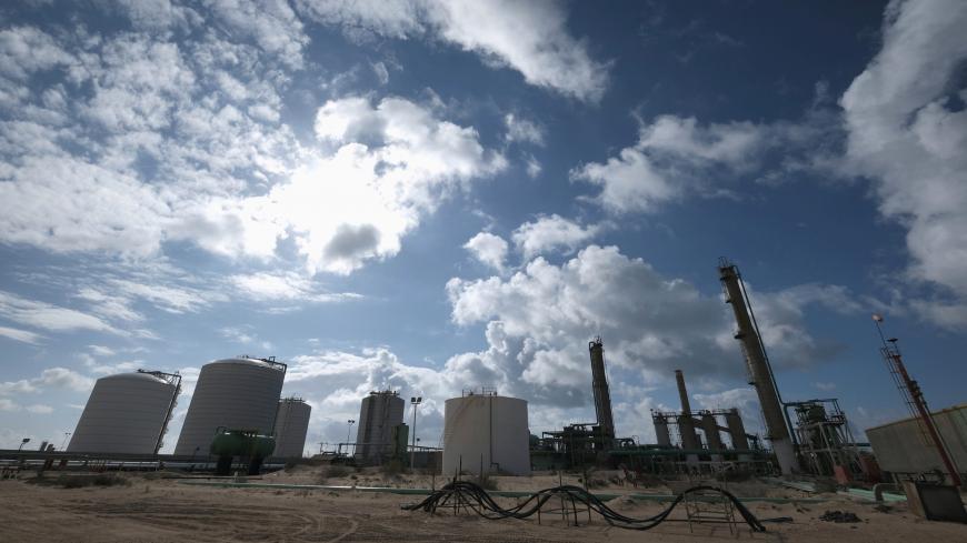 A view of the pipelines at Zueitina oil terminal, in west of Benghazi, Libya February 3, 2020. Picture taken February 3, 2020. REUTERS/Esam Omran Al-Fetori - RC2K2F9QGT9E