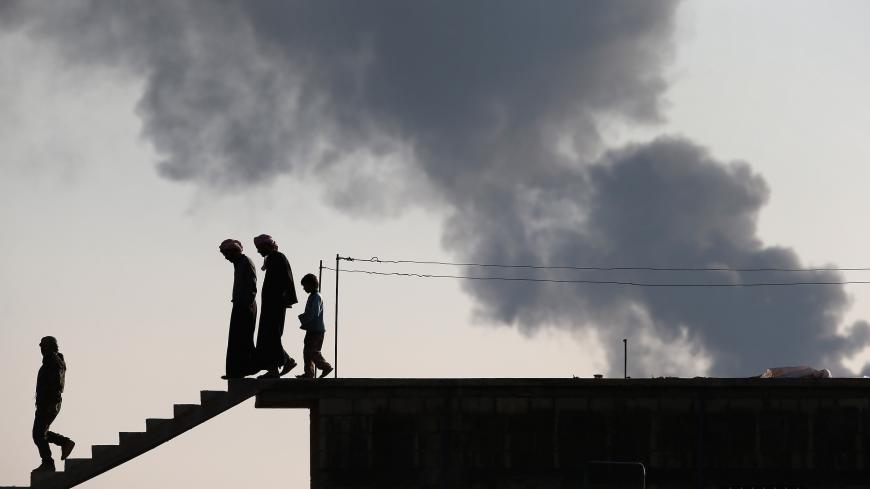 HOLE, SYRIA - NOVEMBER 09:  November 9, 2015 in Hassica, Rojava, Syria.  (Photo by John Moore/Getty Images)