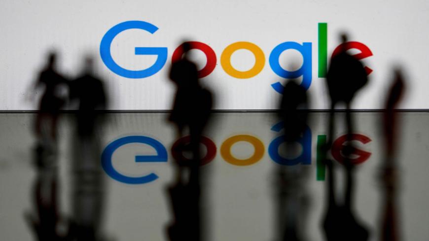 This illustration picture shows the US multinational technology and Internet-related services company Google logo on February 14, 2020 in Brussels. (Photo by Kenzo TRIBOUILLARD / AFP) (Photo by KENZO TRIBOUILLARD/AFP via Getty Images)