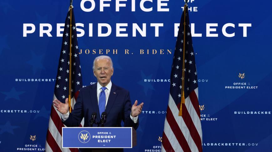 WILMINGTON, DELAWARE - DECEMBER 01: U.S. President-elect Joe Biden speaks during an event to name his economic team at the Queen Theater on December 1, 2020 in Wilmington, Delaware. Biden is nominating and appointing key positions of the team, including Janet Yellen to be Secretary of the Treasury. (Photo by Alex Wong/Getty Images)
