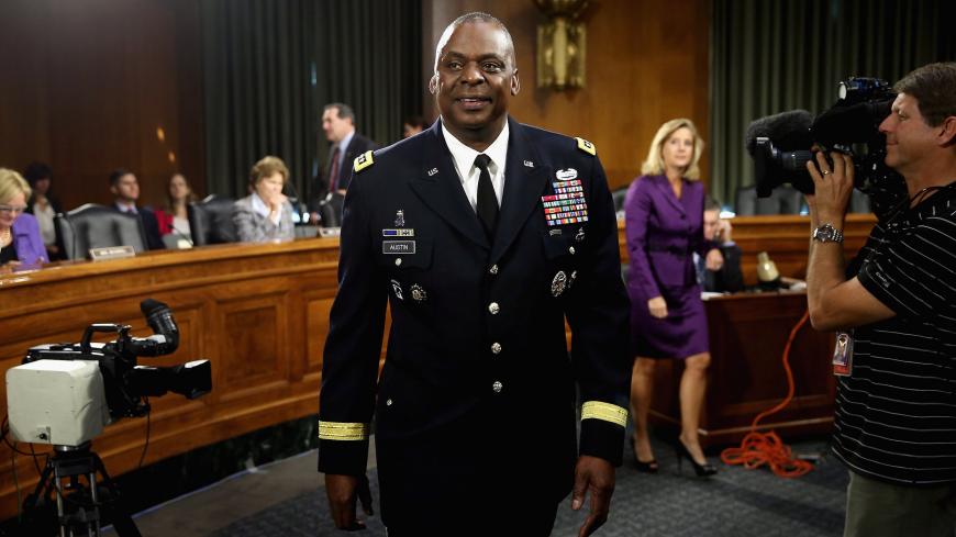 Gen. Lloyd Austin III, commander of U.S. Central Command, testifies before the Senate Armed Services Committee about the ongoing U.S. military operations to counter the Islamic State in Iraq and the Levant (ISIL) during a hearing in the Dirksen Senate Office Building on Capitol Hill September 16, 2015 in Washington, DC.