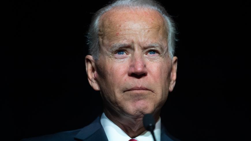 Former US Vice President Joe Biden speaks during the First State Democratic Dinner in Dover, Delaware, on March 16, 2019. (Photo by SAUL LOEB / AFP) (Photo by SAUL LOEB/AFP via Getty Images)