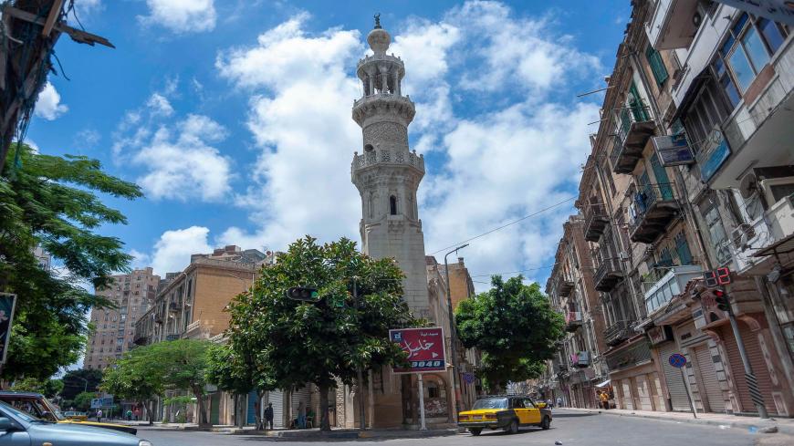 A picture taken on July 12, 2020, shows the Attarine Mosque, originally an octagonal church dating back to 370, transformed into a mosque during the Islamic invasion of the seventh century, in the Mediterranean Egyptian city of Alexandria. - Istanbul's iconic Hagia Sophia is to reopen for Muslim worship as a mosque after a Turkish court on July 10 overturned a 1934 cabinet decision to turn the UNESCO World Heritage site into a museum, clearing the way for a July 24 reversion to its status as a mosque, in a 