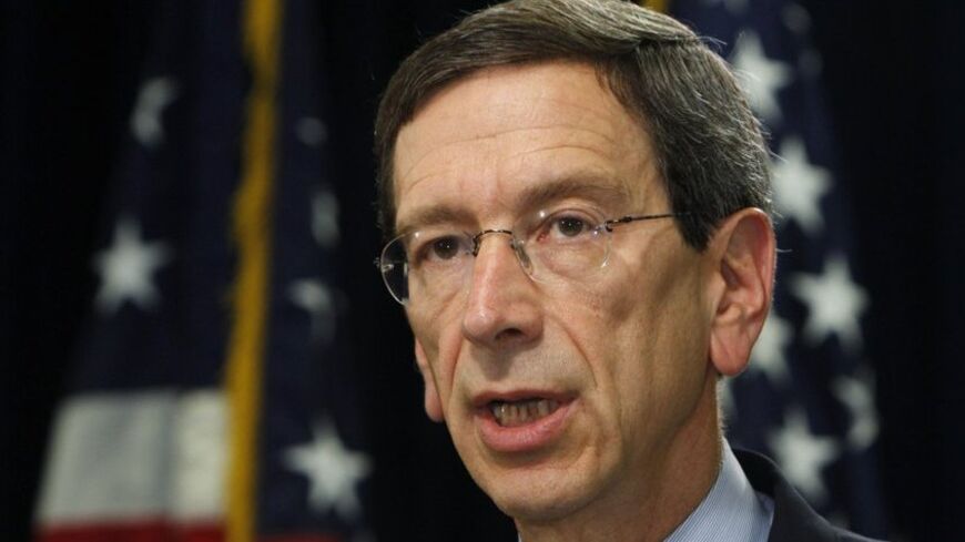 U.S. special adviser for nonproliferation and arms control, Robert Einhorn speaks during a news conference at the Information Resource Center of the U.S. Embassy in Seoul August 2, 2010. REUTERS/Truth Leem (SOUTH KOREA - Tags: POLITICS MILITARY BUSINESS) - RTR2GZAO