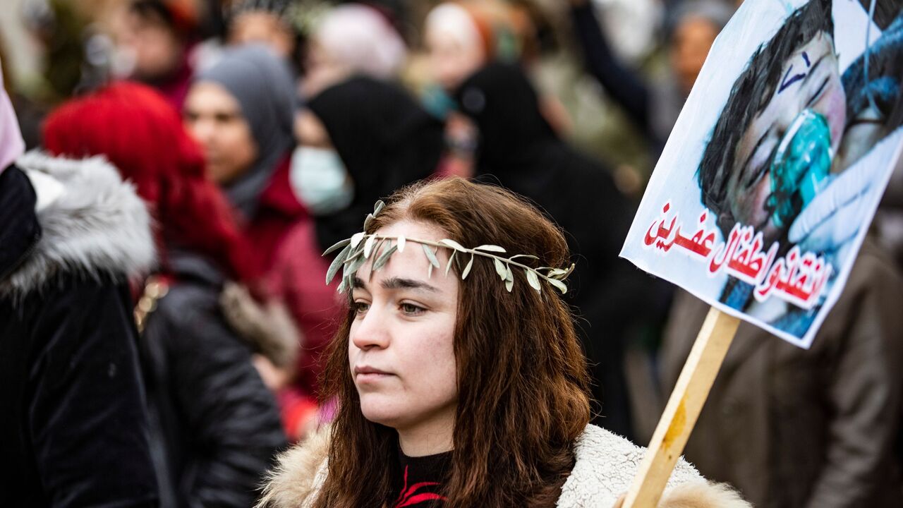 Qamishli protest of Turkey's Afrin takeover