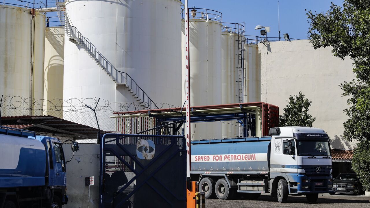 Lebanese fuel truck