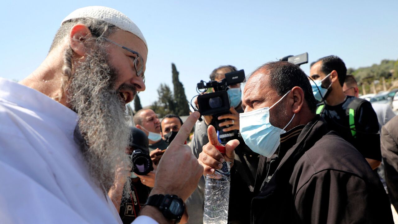 Settlers and Palestinians