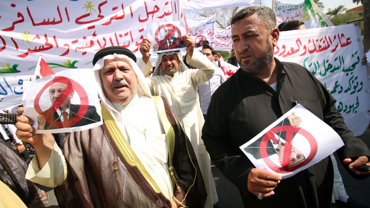 Anti-Turkish protest in Basra