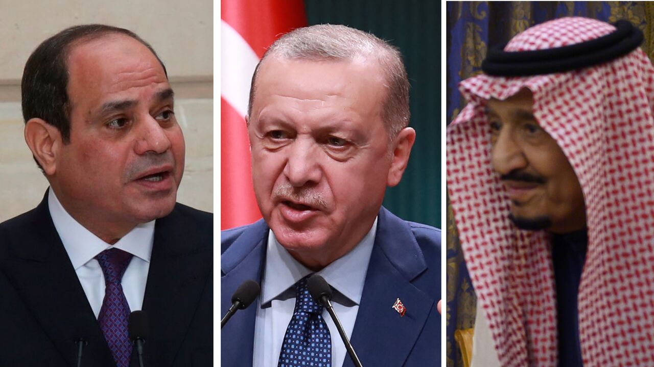 Sisi Erdogan and King Salman