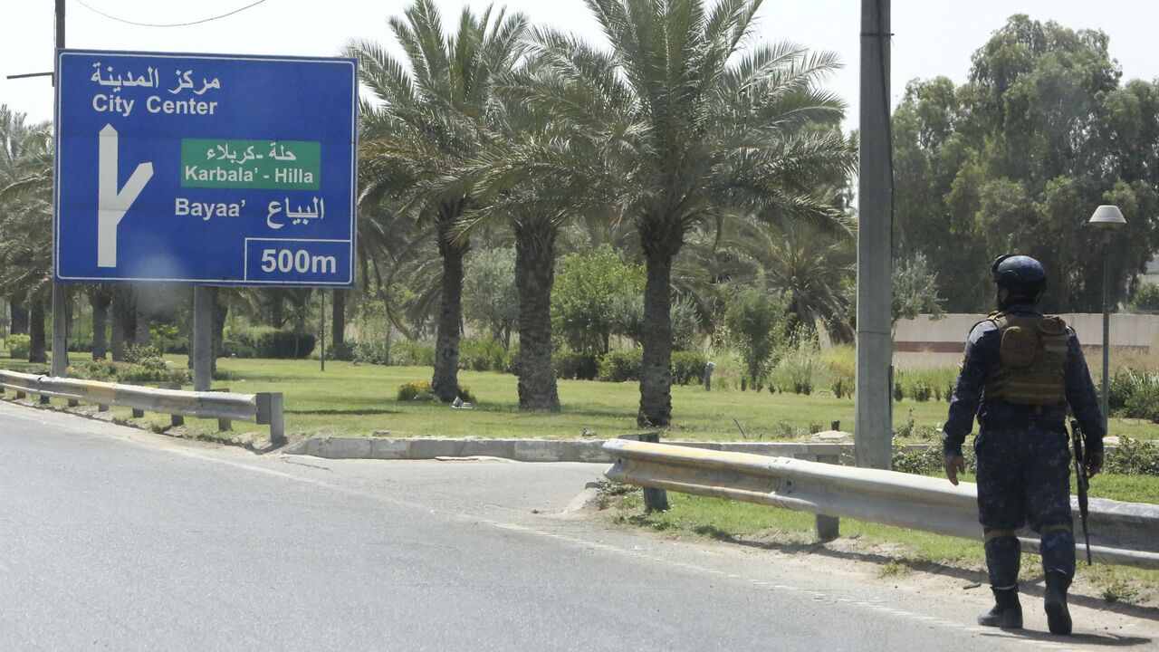 land near Baghdad airport