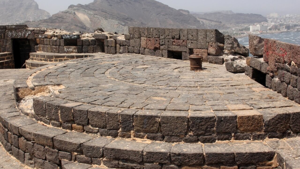 The Sira Fortress in the Yemeni city of Aden has been damaged and defaced by garbage and graffiti scrawled on the centuries-old walls