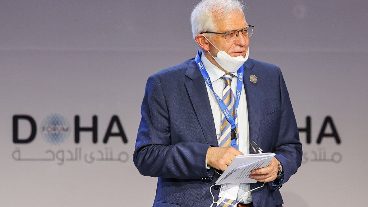 The European Union's foreign policy chief Josep Borrell tells a forum in Doha that he expects the Iran nuclear agreement to be restored in "a matter of days" The European Union's foreign policy chief Josep Borrell tells a forum in Doha that he expects the Iran nuclear agreement to be restored in "a matter of days"