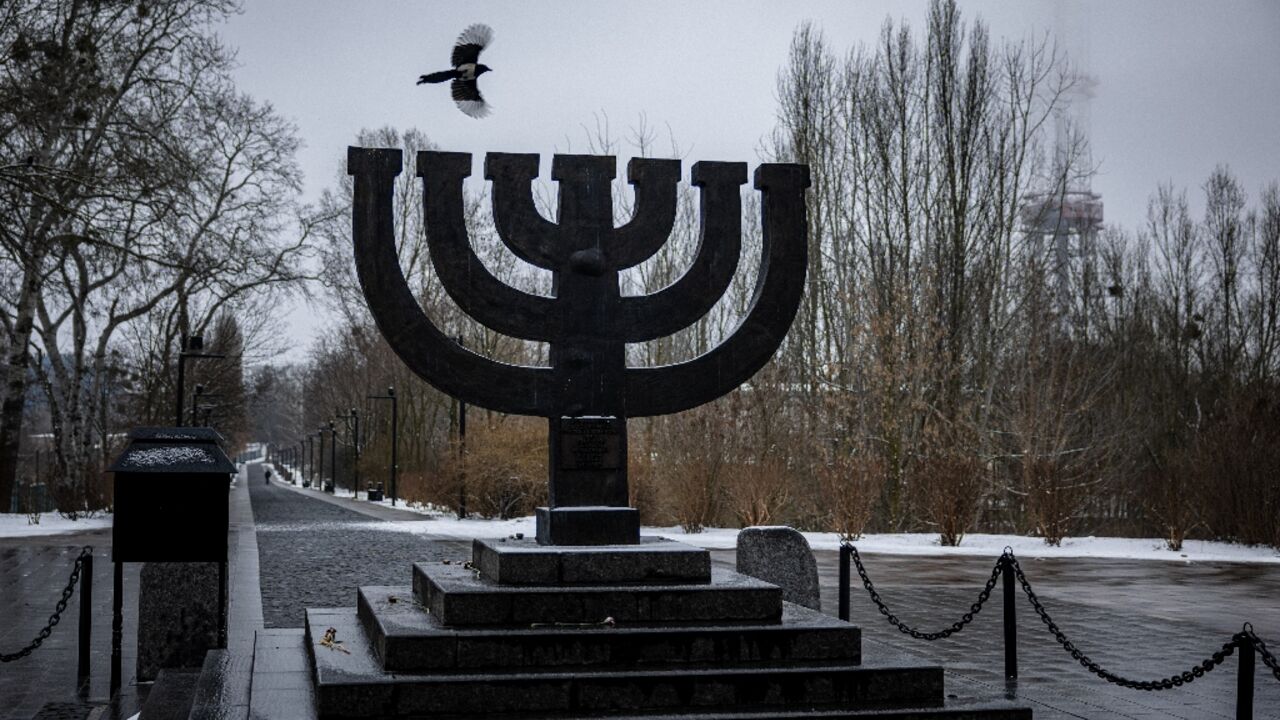 Five people were killed in a Russian air strike on Babi Yar, the site of World War II's biggest slaughter of Jews in the Ukrainian capital Kyiv Five people were killed in a Russian air strike on Babi Yar, the site of World War II's biggest slaughter of Jews in the Ukrainian capital Kyiv