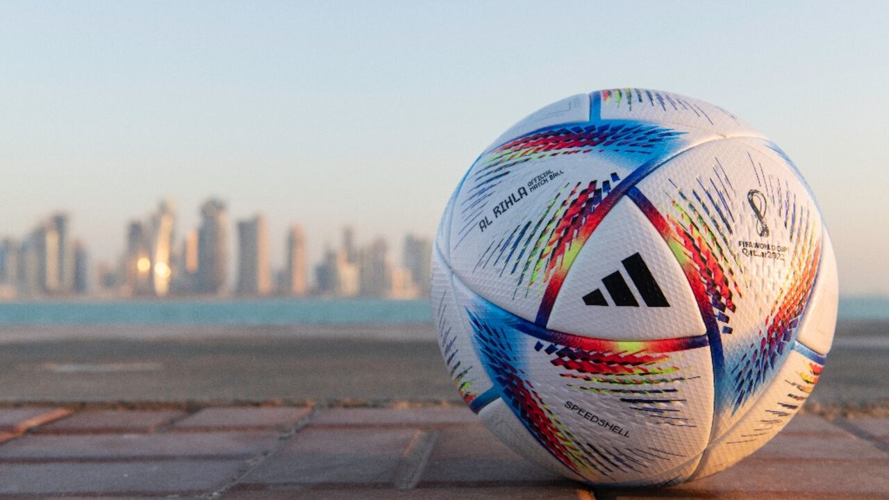 The ball for the 2022 World Cup with the Doha skyline in the background. The Qatari capital hosts the draw for the tournament on Friday The ball for the 2022 World Cup with the Doha skyline in the background. The Qatari capital hosts the draw for the tournament on Friday